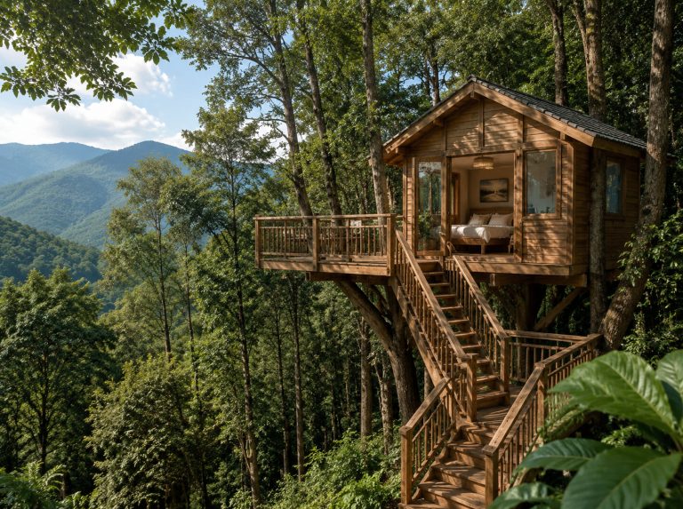 德阳景区悬空树屋